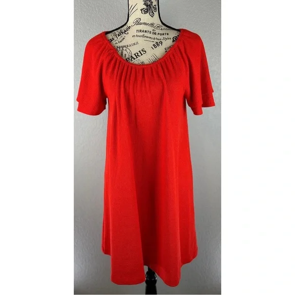 Madewell Texture & Thread Tiered-Sleeve Dress, size Small - Picture 2 of 13